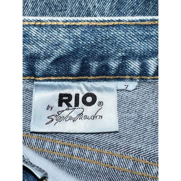 Vtg Rio by Stephen Mardon Blue Jeans 5 Pocket -Sz 7 -Measures 26 x 29 - Picture 6 of 10